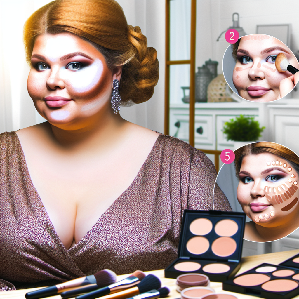 “Plus-Size Beauty: Contouring Tips for a Defined Face”