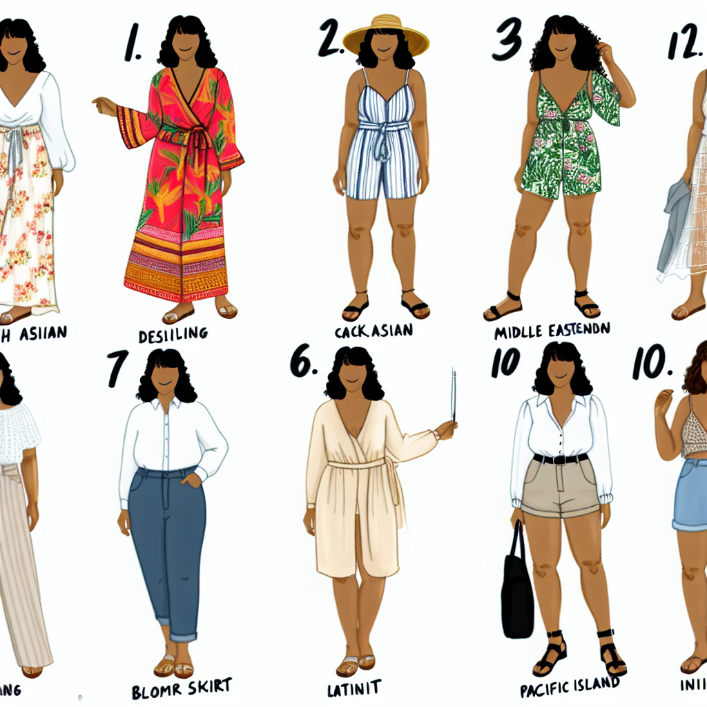 “10 Effortless Summer Outfits for Plus-Size Women”