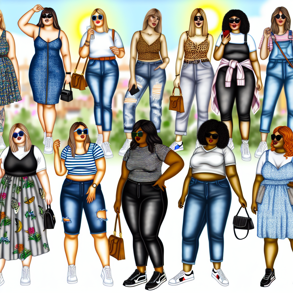 “Casual Weekend Looks: Plus-Size Edition”